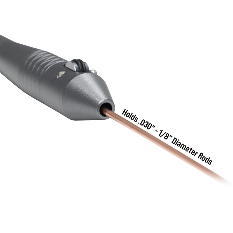 Blue Demon DAB PEN TIG Filler Feeder, Feeds TIG welding rods .030â€ - 1/8â€, High Grade Aluminum Construction - Image 2